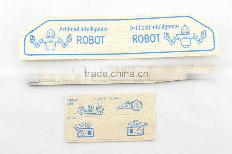 Sky Boy-Robot Jet 9"Balsa Hand Launch Glider radio toy