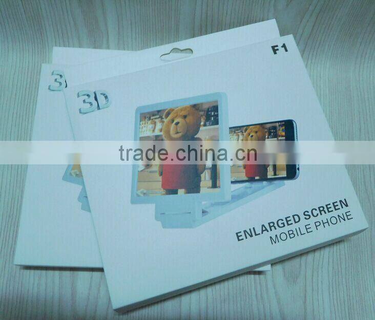 Large mobile phone LCD LED screen magnifier bracket,Enlarge stand Cellphone Magnifier,mobile phone screen magnifier