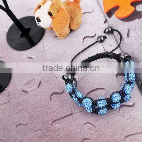 Disco ball shambala bracelet/disco ball jewelry