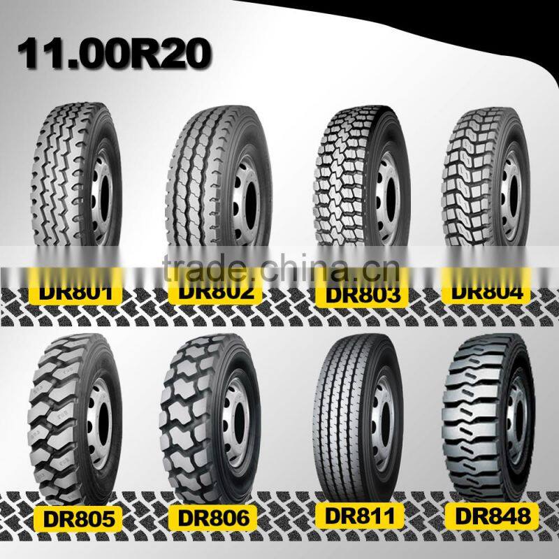 DOUBLEROAD china tire brand truck tire 11.00-20