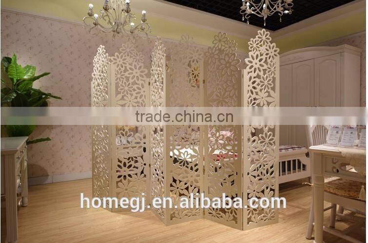 HOME-GJ Moveable Screens & Room Dividers Type and Wood Material privacy dividers