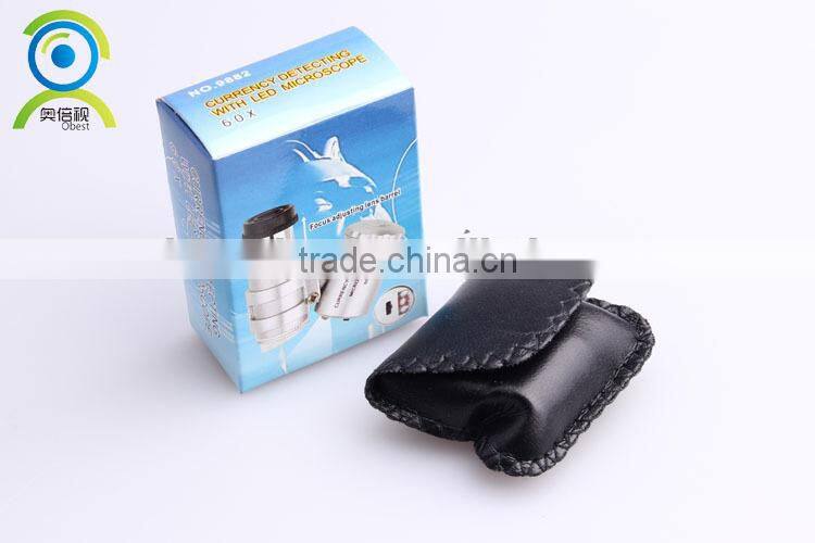 Good-sale 60x Currency Detecting with LED Microscope