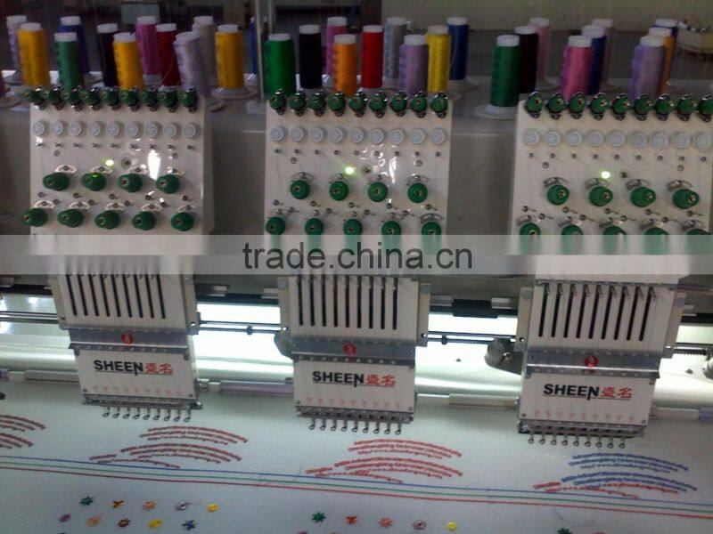 Flat embroidery machine