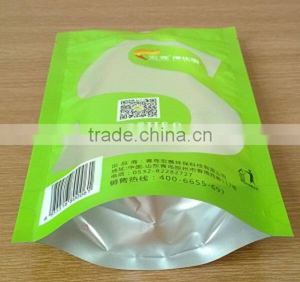 custom plastic alumunium foil snack packing bags