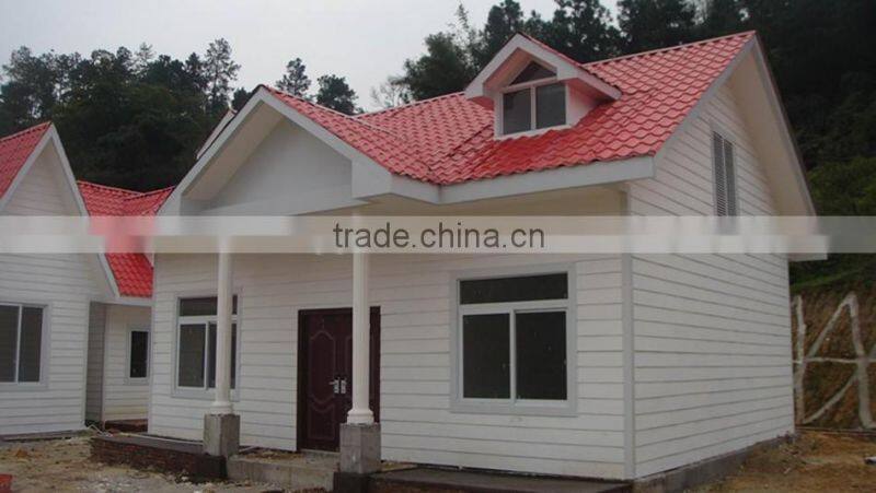 Leading level prefabricated villa steel good service