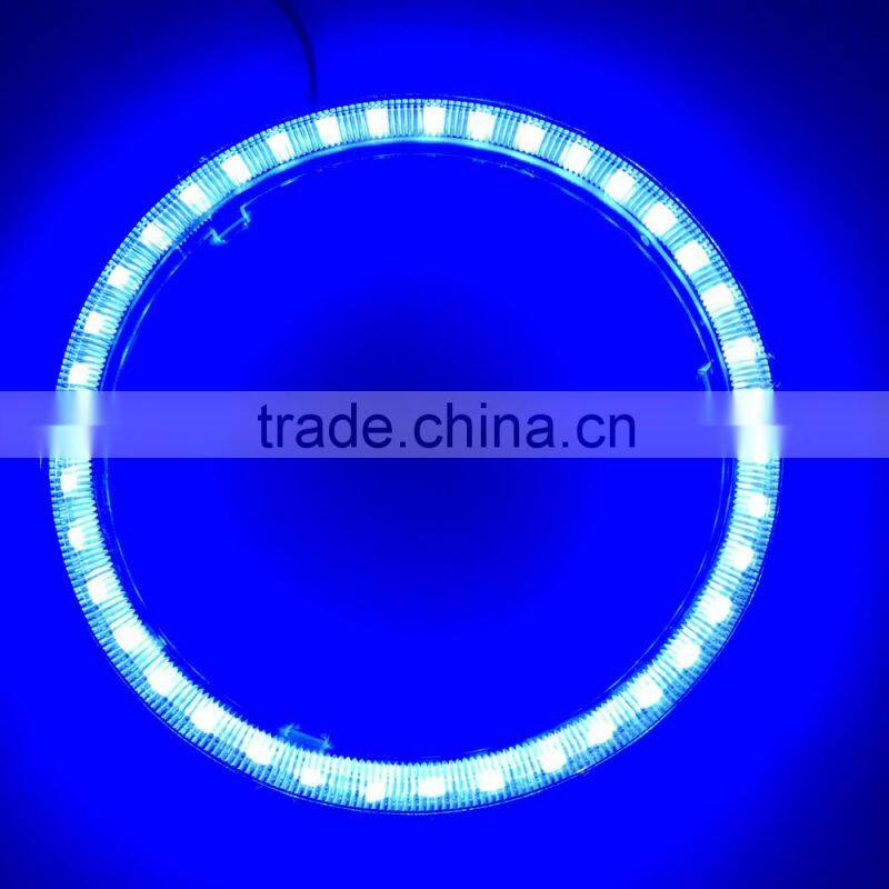 100mm Blue/white car led Light Angel Eye Halo Led Ring Light