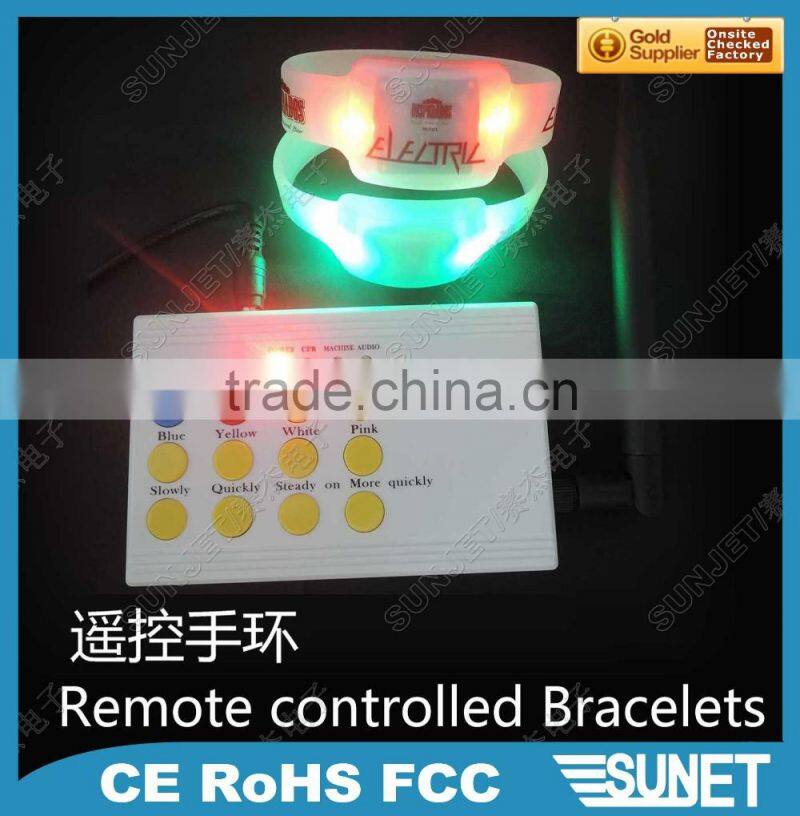 home decor fashion led lights led wristband remote control