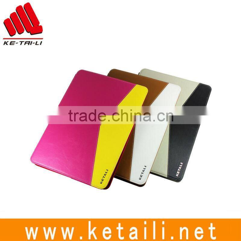 Hot selling pu leather protective case cover for iPad air tablet