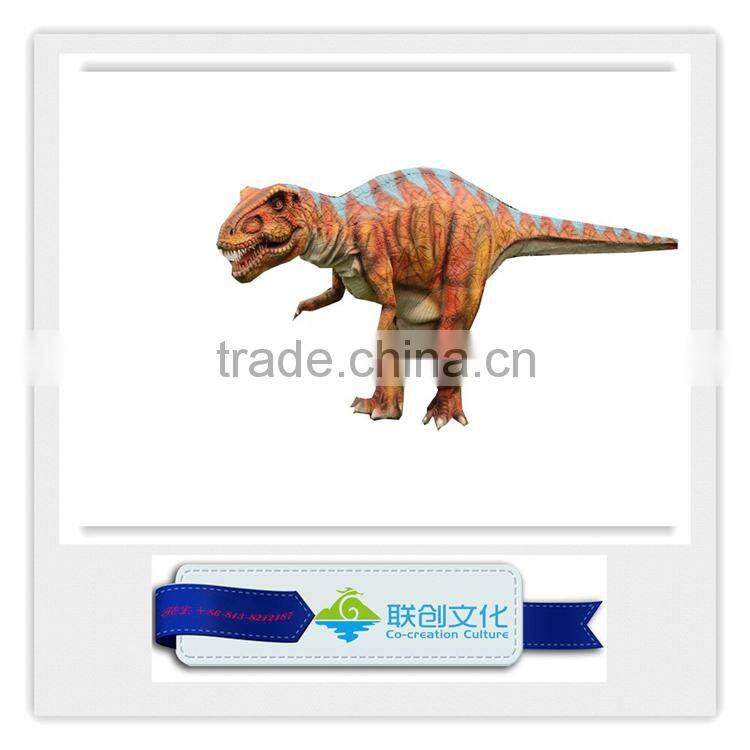 Customized BBC walking with dinosaur costume