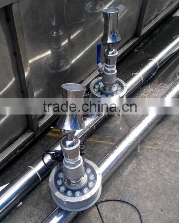 IP68 fully waterproof 304 stainless steel 24v 6w 9w 12w colorful submersible fountain led light