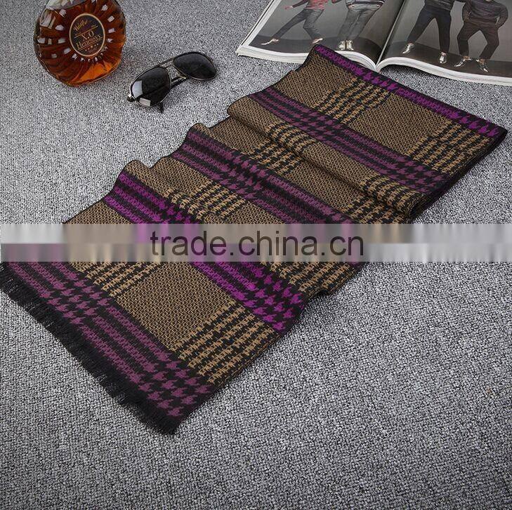 New Men's Scarf Winter Warm Scarve Business Men's Soft Cotton Shawl