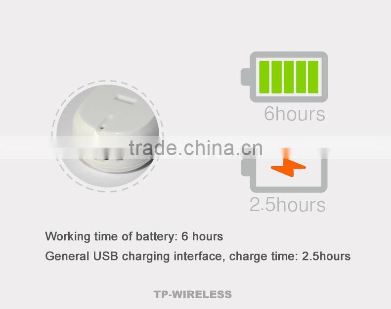 TP-WIRELESS UHF WTG12 Wireless Tour Guide System Mini Earhook Receiver Wireless transmitter system 1 Transmitter 1 receiver