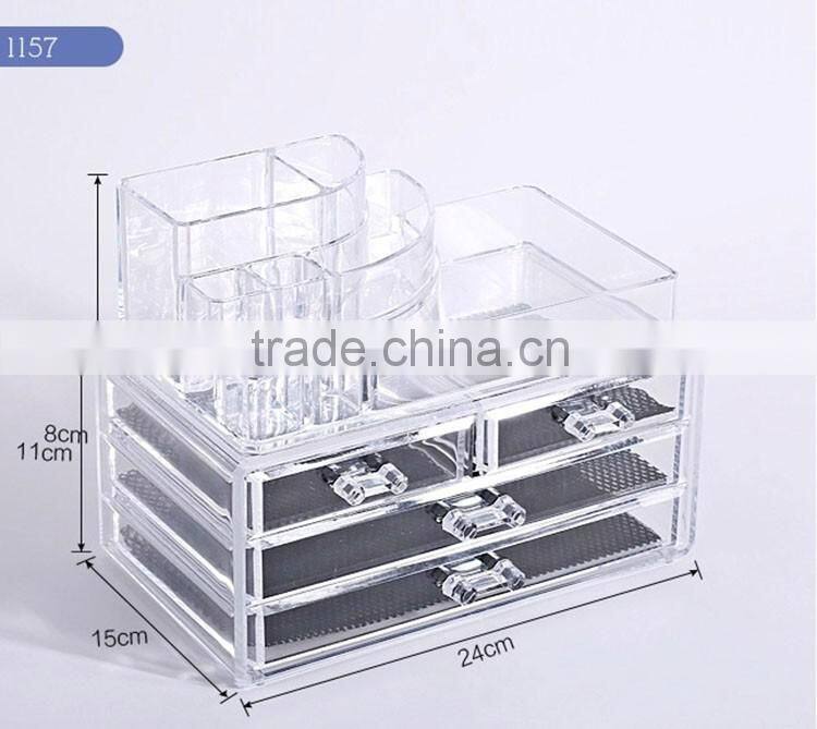 Hot sale Acrylic Makeup Storage Box, Jewelry & Cosmetic Storage Display Box