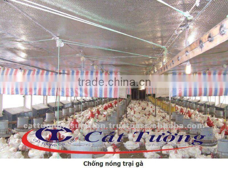 Woven cloth bubble foil