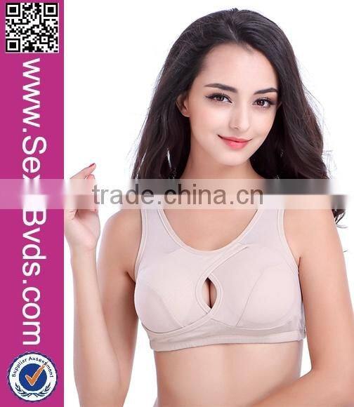 2015 Yoga Fitness Wear Beautiful Nude Women' Sports Bra