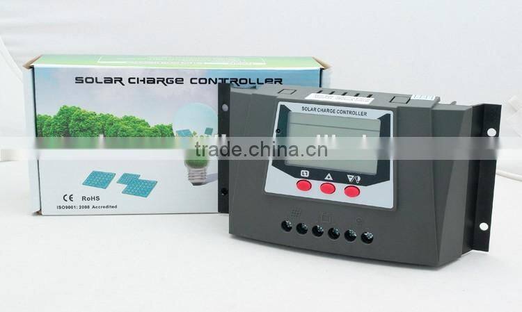 New JUTA PWM LCD 30A Solar Charge Controller with Time Control and Backlight