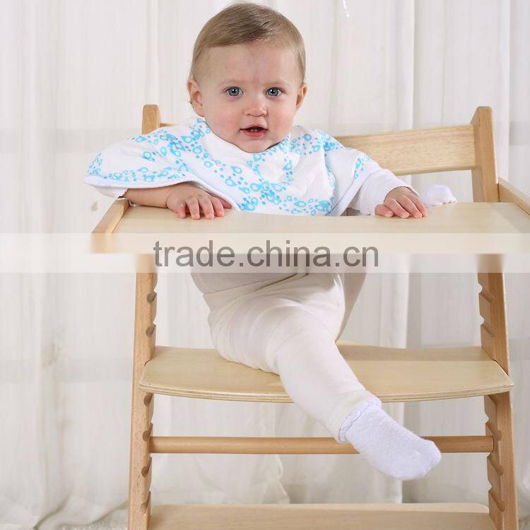 LAT Snap Bibs 100% cotton muslin baby bibs baby burp cloth