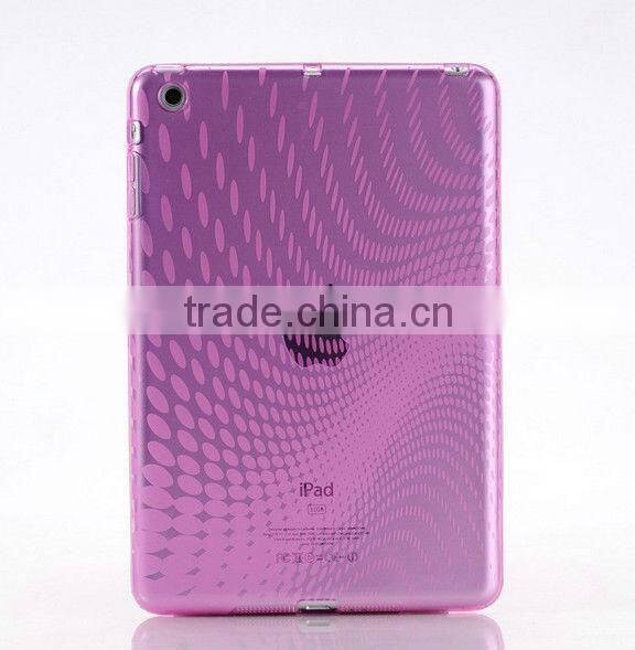 for ipad 2/3/4 soft tpu shell, high quality(FDA, BV , ISO report )