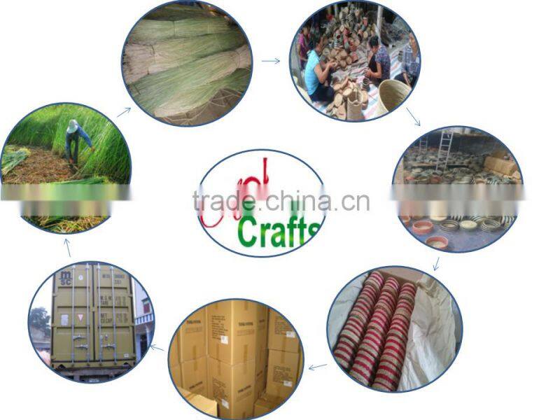 retangular seagrass doormat