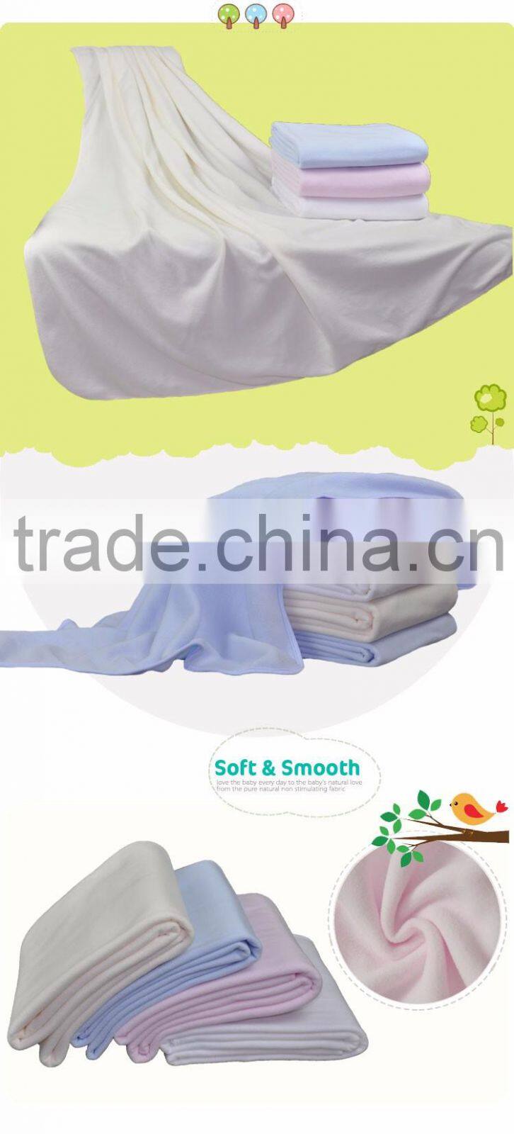 100 Polyester Solid Color Thermal Baby Blanket