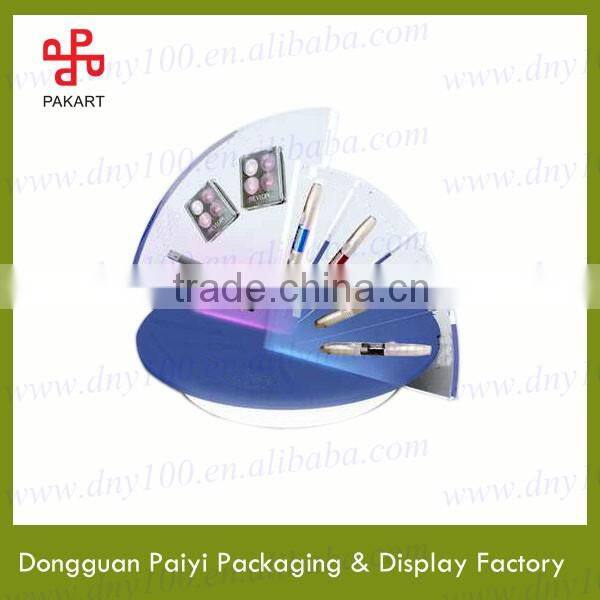 Latest stylish acrylic cosmetic display rack for lipsticks