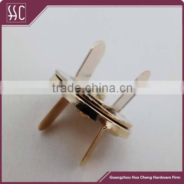 sewing handbag cloth accessory metal magnetic button bag hardware Guangzhou China