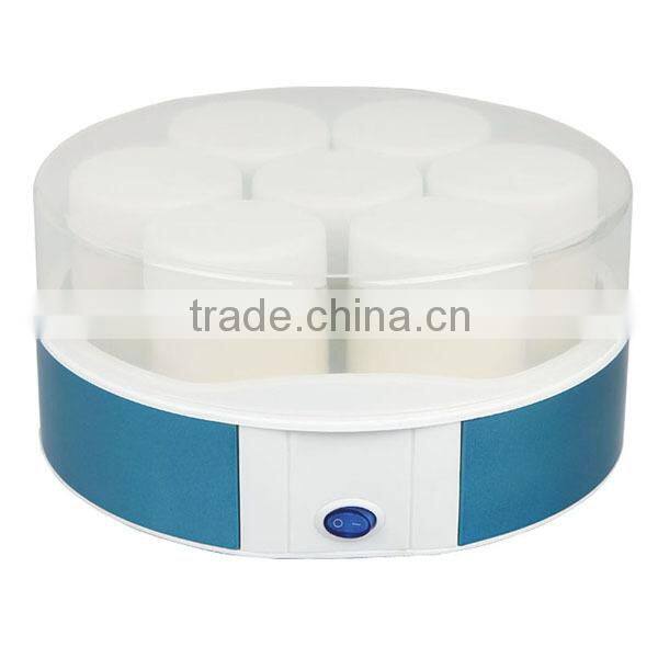 Yoghurt making machine with 7 glass jars