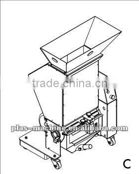 mid speed plastic Granulator Low speed crusher