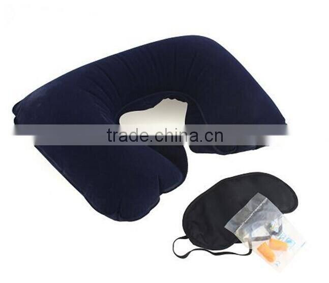 Cost-effective airline 3 in 1 travel pillow kit for economy class
