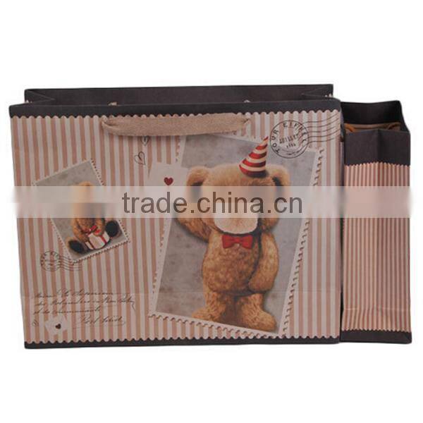 Cute Cartoon Bear Gift Paper Bag