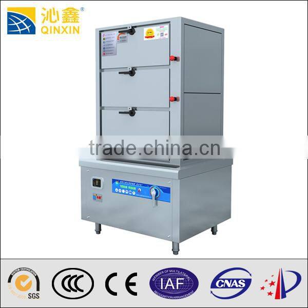 Professional large stainless steel 380V energy-saving cheap food steamer/industrial electric food steamer