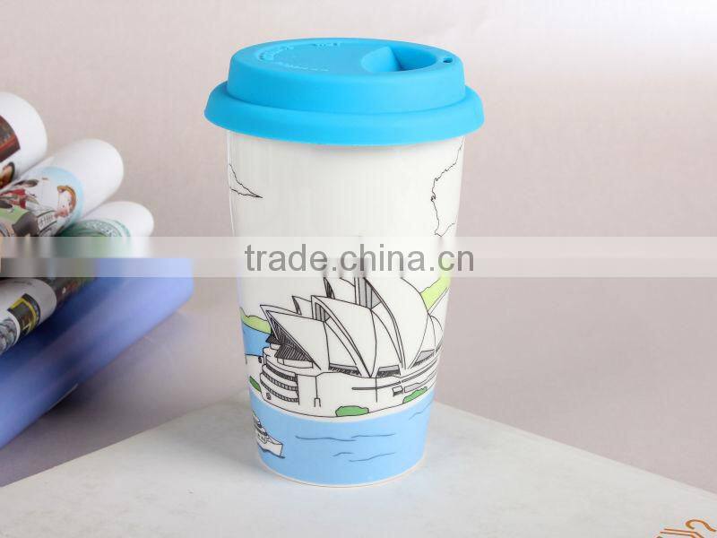 NEW! popular design ceramic mug porcelain coffee cup wholesale