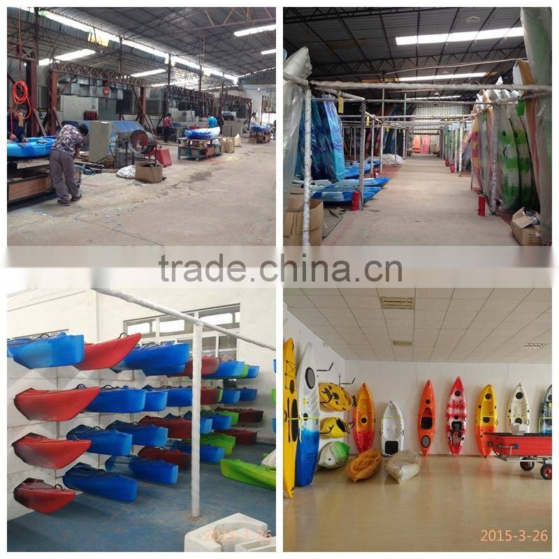 Double sit in sea fishing kayak plastic kayak