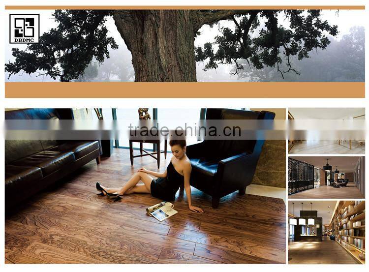 Unilin system, UV coated, Wear layer 0.07mm-0.7mm, Beveled edge, Virgin material Fiber glass sandwiched, Embossing style various