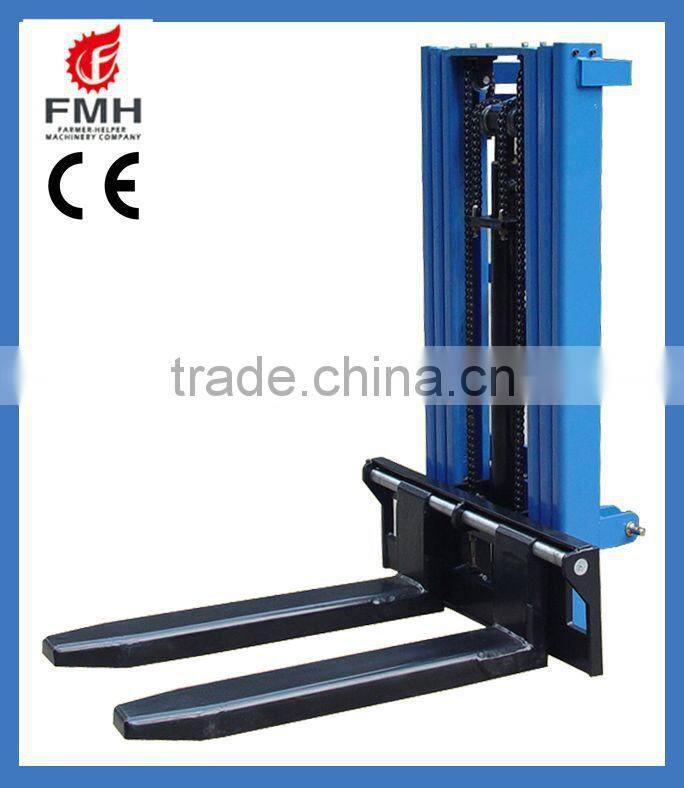 top quality CE small tractor 3-point hitch forklift for sale