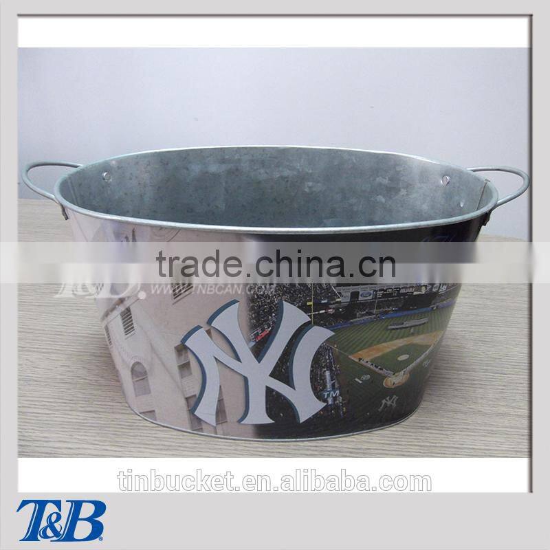 Hot-sale big cheap metal galvanized bucket