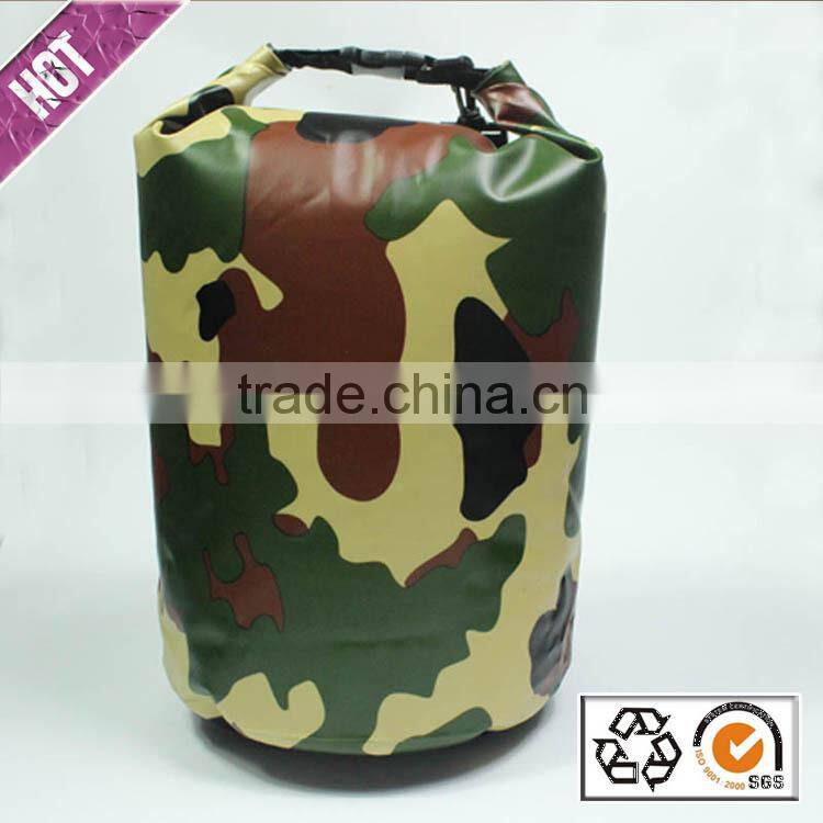 Chinese factory customized waterproof bag with shoulder straps for outdoor hiking