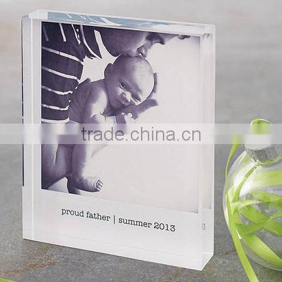 Acrylic Block Picture Frame 2016 Fashion