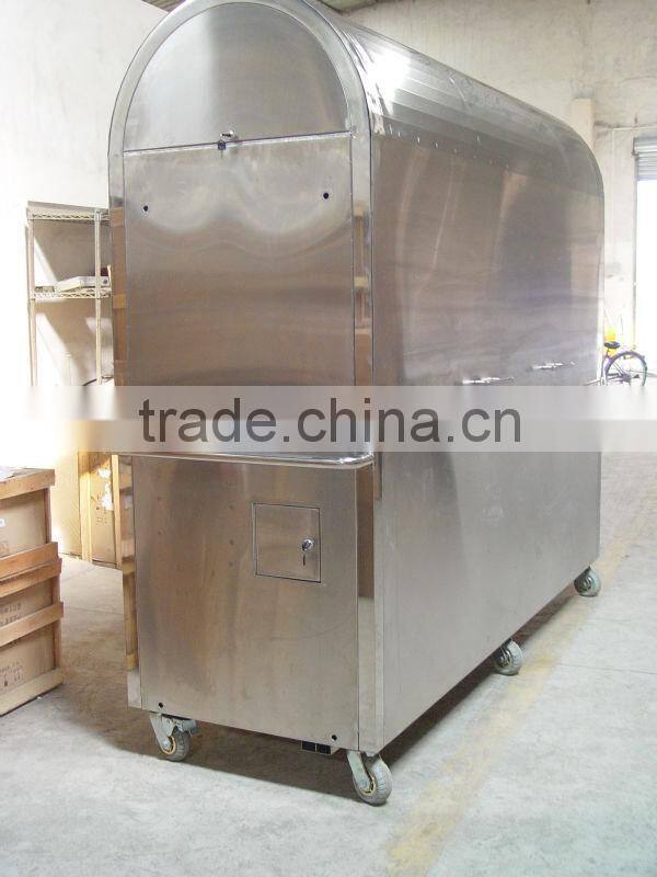 Customized Mobile Outdoor Street Vending Trailer/ Outdoor Retail Kiosks Coffee Cart Design