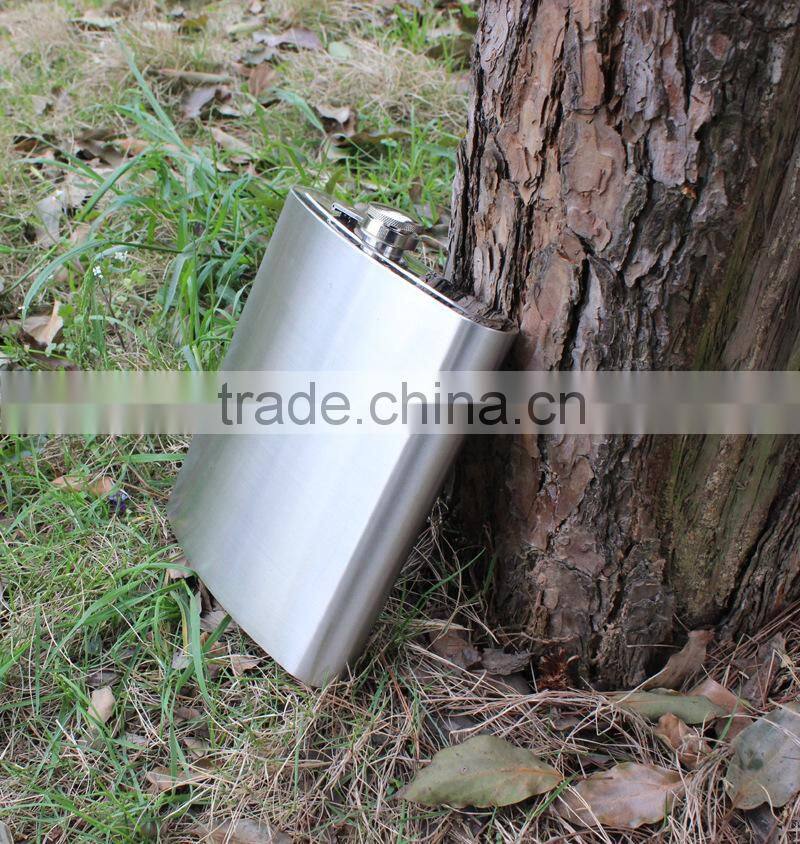 9oz mini flask leak-proof eco-friendly FDA LFGB stainless steel hip flask lead Pb free