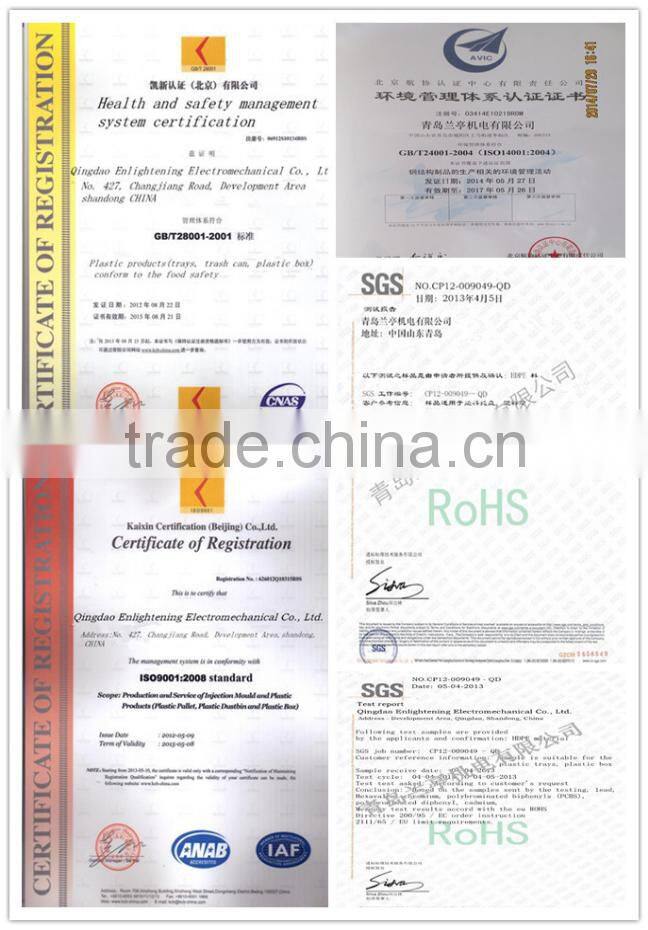 Plastic wheelie industry bin 240L EN840