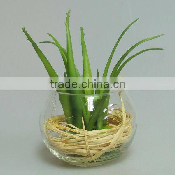 artificial imitation plant aloe for home decoration