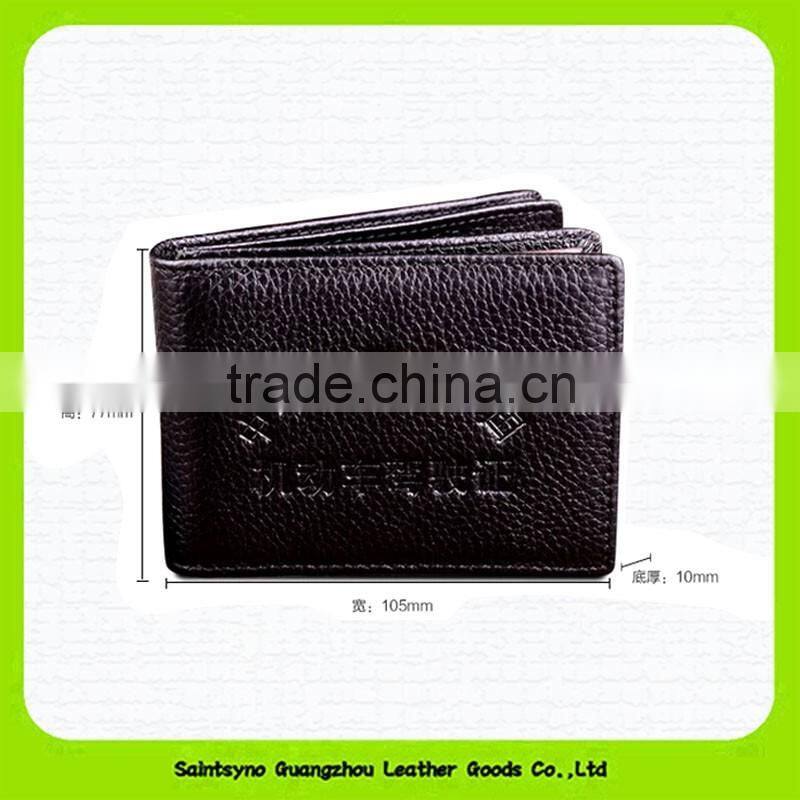 15021 High quality leather driver license holder