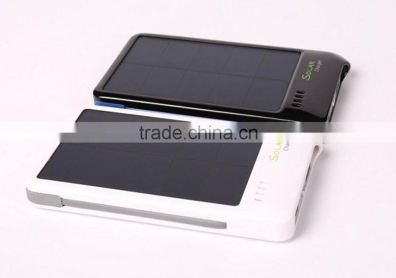 4000mAh Capacity Solar Power Bank with Two Types Output Ports for Most Devices