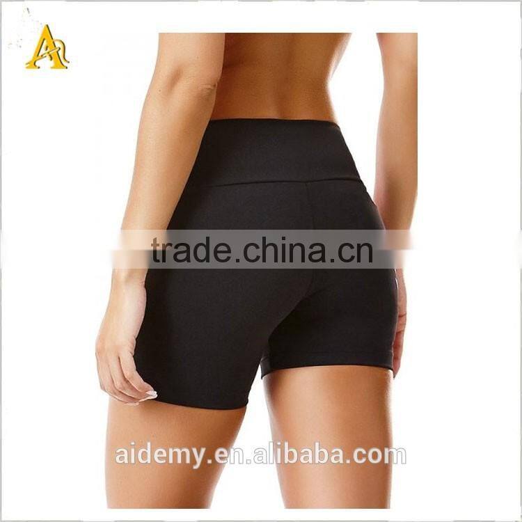2016 high quality gym Wear compression fitness running tights shorts for ladies