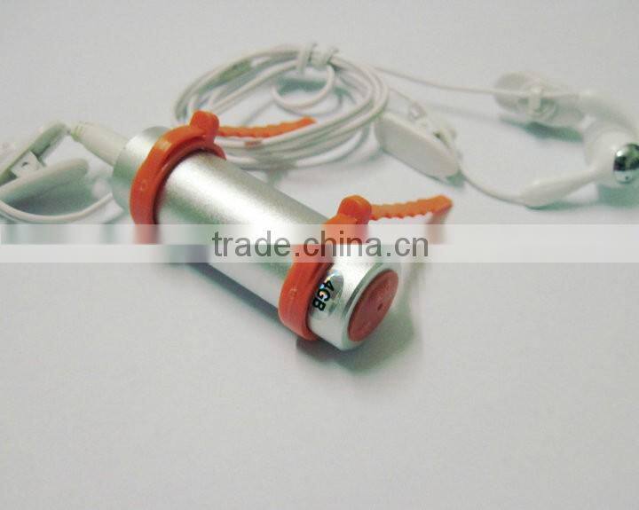 2016 Waterproof MP3 player for sports and swimming, 4GB in stock now