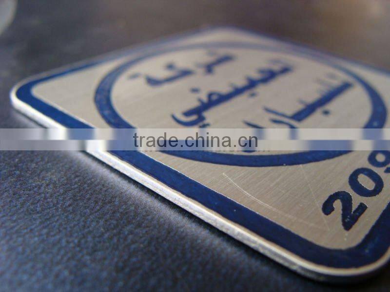 High quality custom metal nameplate