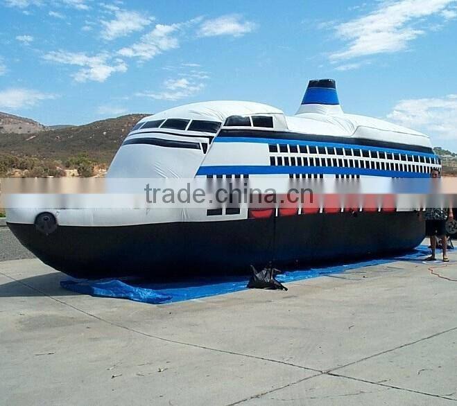 2016 hot sale giant inflatable cruise ship for promotion
