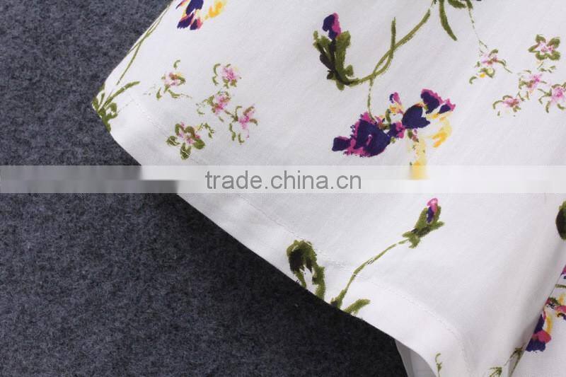 L043 Romper Women Playsuit 2016 Sexy Floral Printed Strap Playsuit