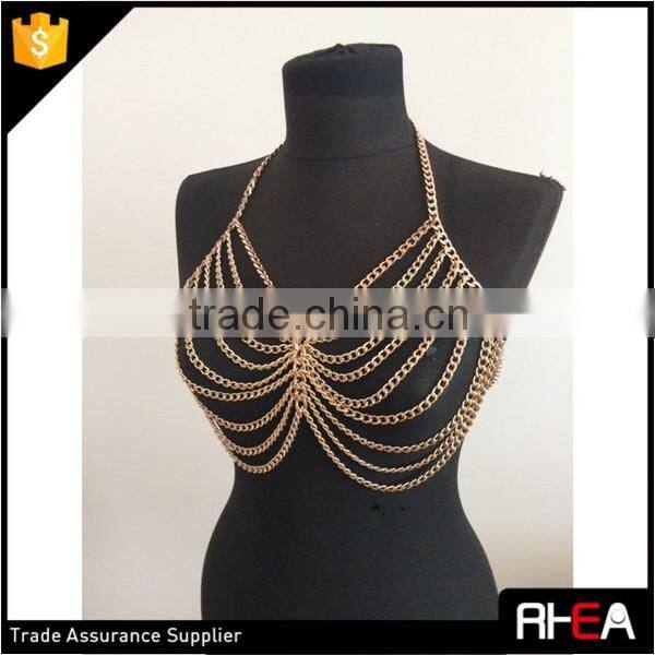 Rose Gold Color Beach Body Chain Jewelry